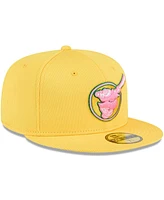 New Era Men's Yellow San Diego Padres City Connect Batting Practice 59FIFTY Fitted Hat