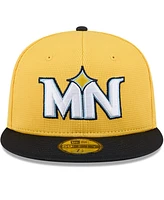 New Era Men's Yellow/Black Minnesota Twins City Connect Batting Practice 59FIFTY Fitted Hat