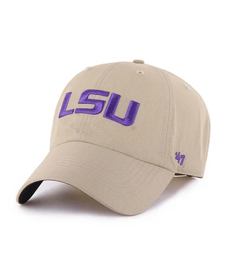 '47 Brand Men's Khaki Lsu Tigers Clean Up Brrr Adjustable Hat