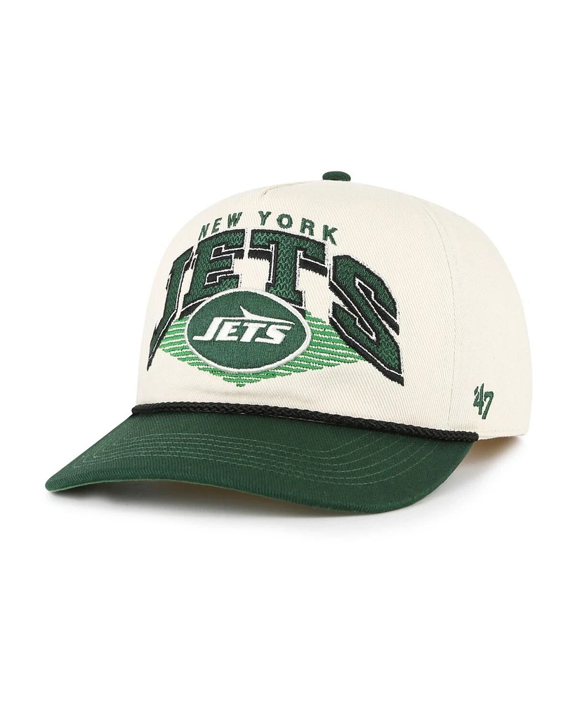 '47 Brand Men's Cream New York Jets Pomona Rope Hitch Adjustable Hat