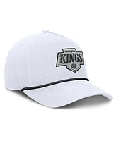 Fanatics Men's White Los Angeles Kings Rope A-Frame Adjustable Hat