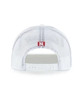 '47 Brand Men's White Nebraska Huskers Garner Rope Trucker Adjustable Hat
