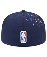 New Era Men's Navy Chicago Bulls Americana Fireworks 59FIFTY Fitted Hat