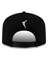 New Era Men's and Women's Black/Yellow Seattle Storm 2025 Wnba Draft A-Frame 9FIFTY Snapback Hat