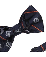 Eagles Wings Men's Navy Detroit Tigers Oxford Bow Tie