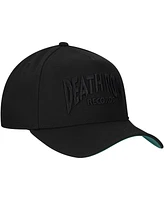 Lids Men's Black Death Row Records A-Frame Tonal Adjustable Hat