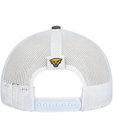 Top of the World Men's Gray/White Pitt Panthers Victory Baseline Trucker Adjustable Hat