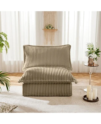 Koala Armless Sofa - Camel