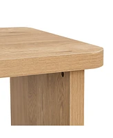 Detachable Rectangle Wood Coffee Table (47.24" x 35.43")