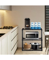 3-Shelf Wire Rack with Cover: Heavy-Duty Storage Solution for Home and Business