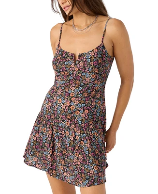 O'Neill Juniors' Serefina Printed Drop-Waist Mini Dress