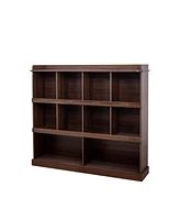 10-shelf Bookcase,Walnut
