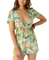 O'Neill Juniors' Morena Deep V-Neck Romper