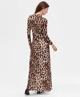 Anne Klein Women's Twist-Front Maxi Dress