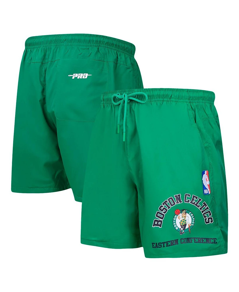 Pro Standard Men's Kelly Green Boston Celtics Area Code Shorts