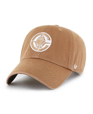 '47 Brand Men's Tan La Clippers Camel Ballpark Clean Up Adjustable Hat