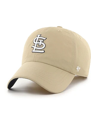'47 Brand Men's Khaki St. Louis Cardinals Performance Clean Up Adjustable Hat