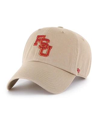 '47 Brand Men's Khaki Florida State Seminoles Vault Clean Up Adjustable Hat