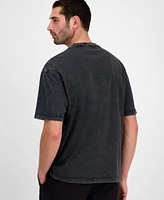 Hugo by Boss Men's Nebute Short Sleeve Crewneck Burnout Logo T-Shirt
