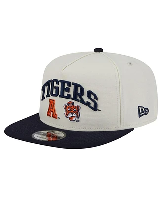 New Era Men's White Auburn Tigers Collegiate 9FIFTY A-Frame Snapback Hat