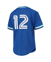 Mitchell & Ness Big Boys and Girls Roberto Alomar Royal Toronto Blue Jays Cooperstown Collection Mesh Batting Practice Jersey