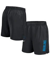 Nike Men's Black Miami Marlins Woven Victory Performance Shorts
