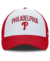 Nike Men's White/Red Philadelphia Phillies Club Performance Adjustable Hat