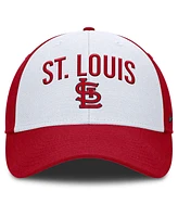 Nike Men's White/Red St. Louis Cardinals Club Performance Adjustable Hat