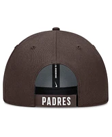Nike Men's White/Brown San Diego Padres Club Performance Adjustable Hat