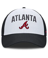Nike Men's White/Navy Atlanta Braves Club Performance Adjustable Hat
