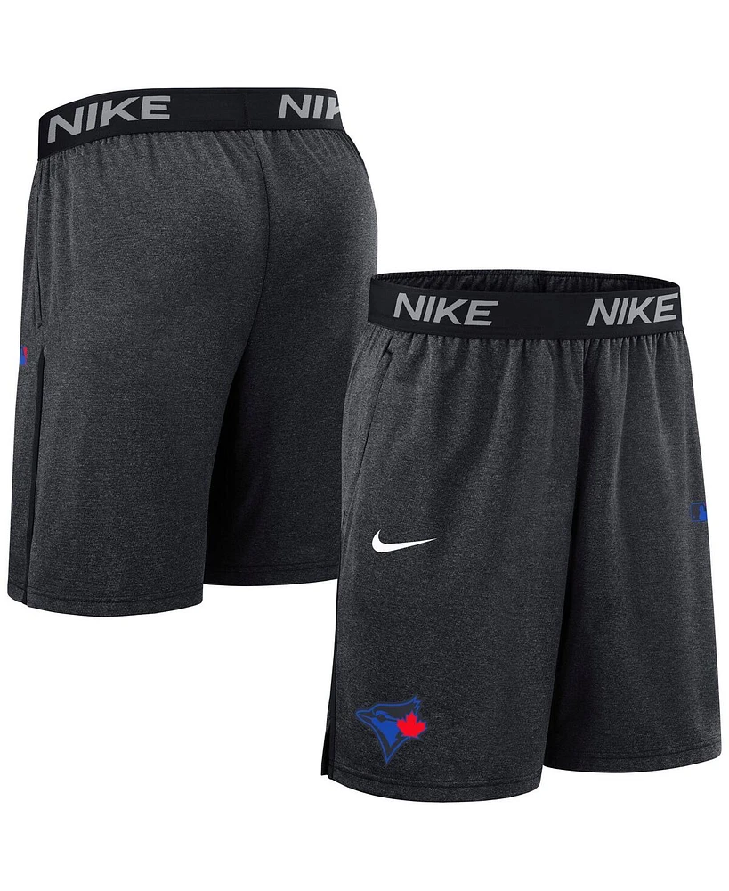 Nike Men's Black Toronto Blue Jays Authentic Collection City Connect Performance Knit Shorts