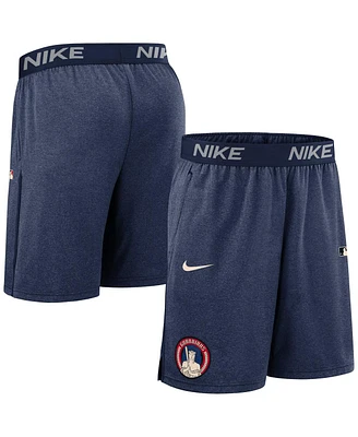 Nike Men's Navy Cleveland Guardians Authentic Collection City Connect Performance Knit Shorts