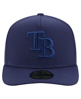 New Era Men's Navy Tampa Bay Rays Color Pack A-Frame 59FIFTY Fitted Hat