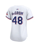 Nike Women's Jacob deGrom White Texas Rangers Home Limited Jersey