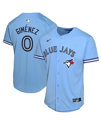 Nike Big Boys and Girls Andres Gimenez Powder Blue Toronto Jays Alternate Game Player Jersey