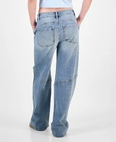 Celebrity Pink Juniors' Slouchy Skater Wide-Leg Jeans