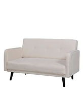 Gold Sparrow 54" Polyester Jackie Loveseat, Created for Macy's