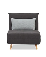 Gold Sparrow 33" Polyester Susie Convertible Chair Bed, Created for Macy's