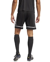 adidas Men's Regular-Fit Squad 25 Logo Shorts