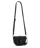 Anne Klein Covered Buckle Saddle Small Crossbody Bag