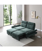 3-in-1 Convertable Sofa with Adjustable Backrest