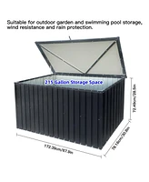 Out Door Metal Storage Box Store Medium