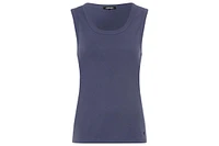 Olsen Women's Round Neck Sleeveless Shell
