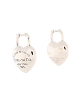 Pre-Owned Tiffany & Co. Return to Tiffany Full Heart Earrings Sterling Silver