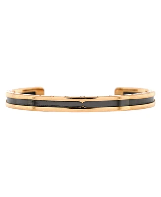 Pre-Owned Bvlgari B.Zero1 Cuff Bracelet 18K Rose Gold and Stainless Steel