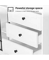 Modern Minimalist Storage Cabinet for Kitchen, Living Room or Home