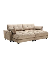Sleeper Sofa Couch Bed,Oversized Chaise Lounge Chair Cozy Cloud Couch