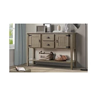 Rustic Retro Sideboard Console Table with Storage