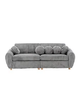 84" Corduroy Sofa Couch