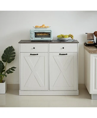Spacious and Stable Indoor Pet Crate with Convenient Top Storage